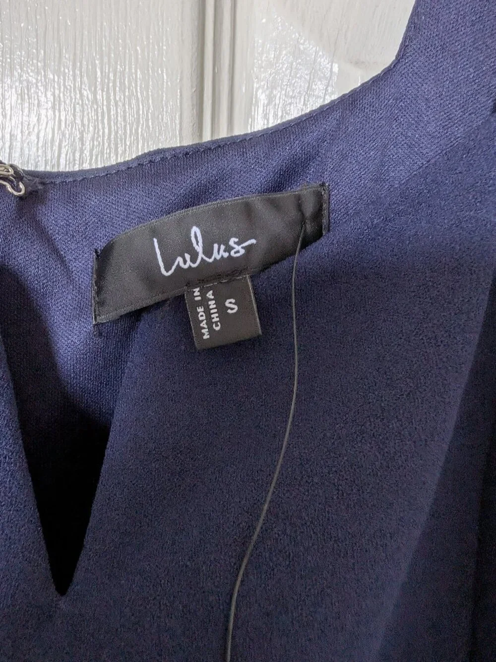 Lulus Love You So Navy Blue Long Sleeve Maxi Dress | Size Small - Picture 3 of 4
